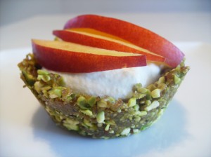 Nectarine Tart w Pistachio Crust 003