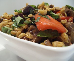 Roasted Vegetable Farro salad 003